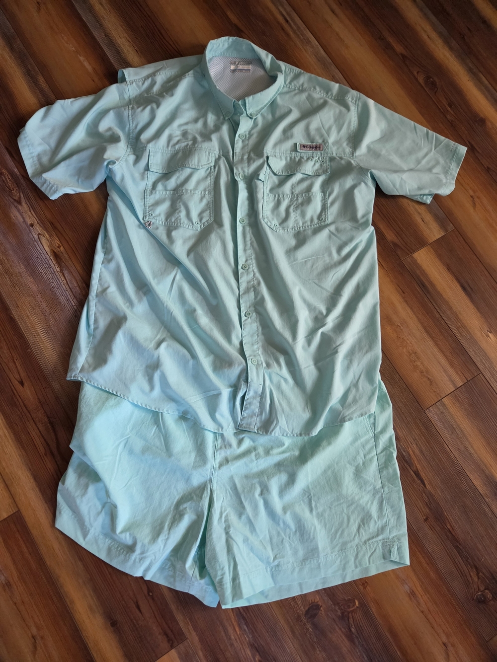 Womens Teal ShortSet Size XXL By Columbia